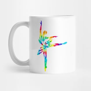 Ballerina Pointe Dancer Tie Dye Tee Mug